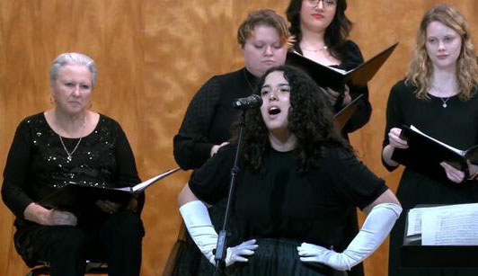 Abi Performing at the Spring Concert                                                                                                        