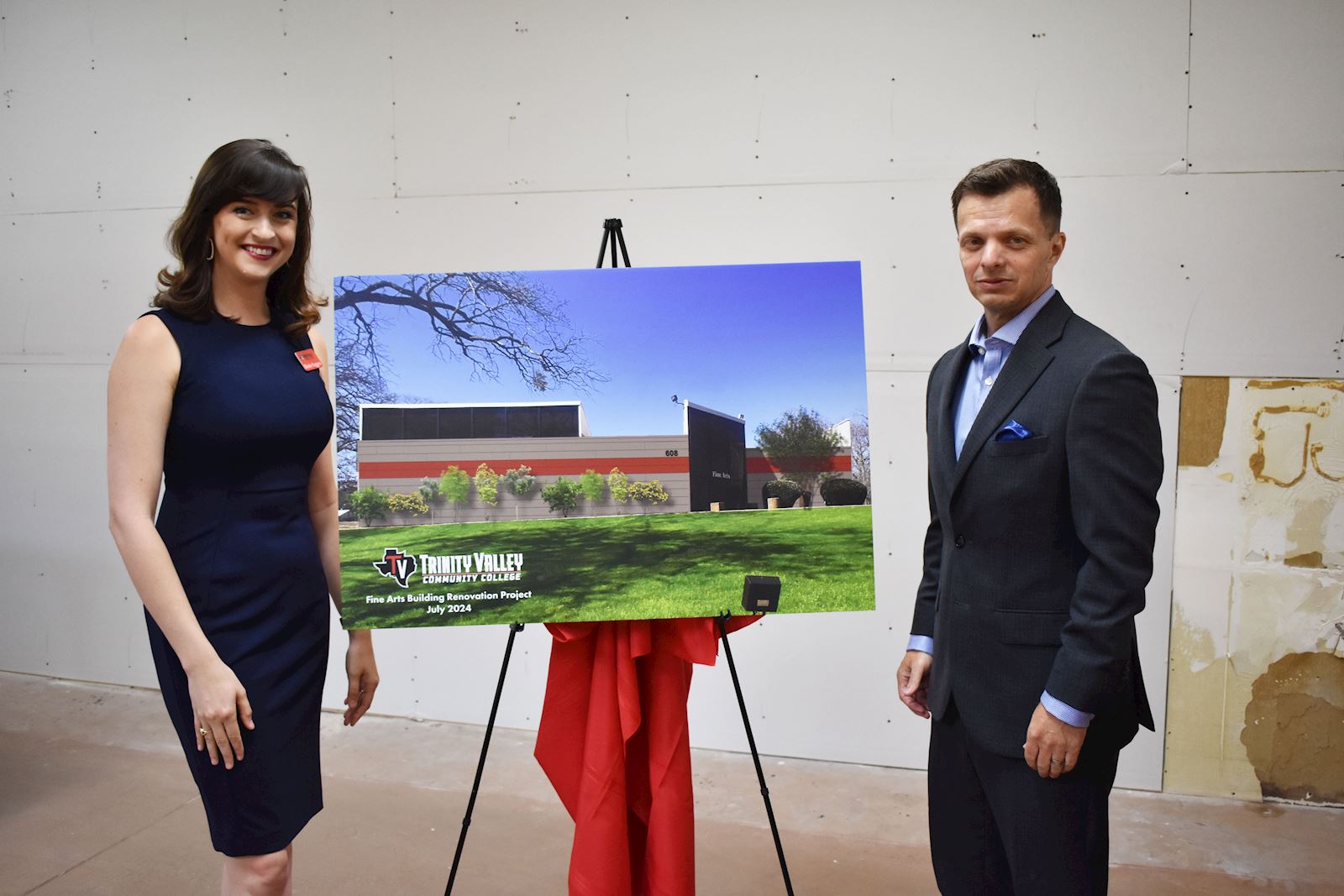 Trinity Valley Community College (TVCC) unveils exciting new plans to update and renovate the Fine Arts Building located on the Athens Cam  