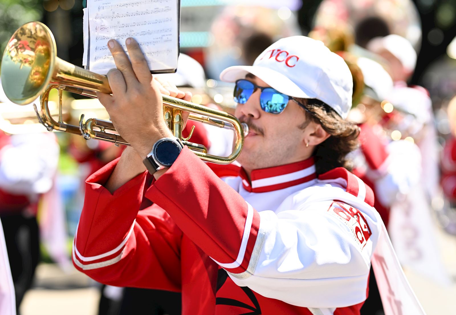 Cardinal Regiment Marching Band performs in the Texas State Fair                                                                            