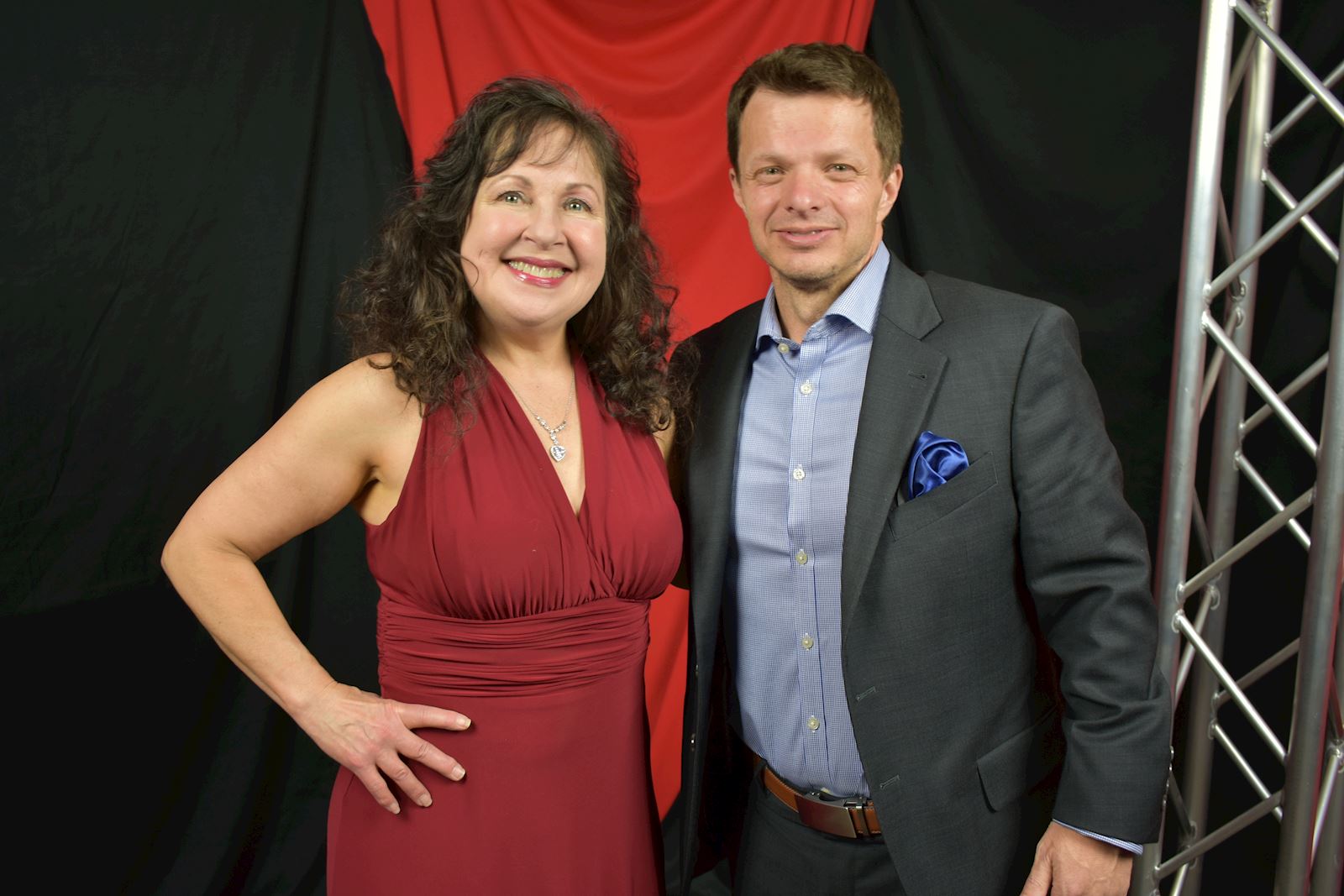 Maria Ogburn and TVCC President Dr. Jason Morrison                                                                                          