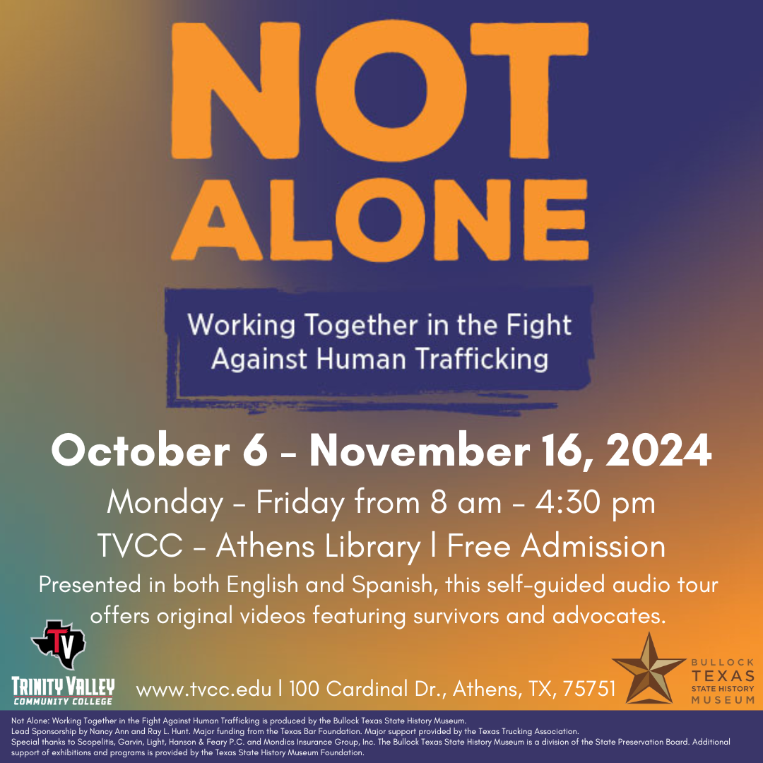 Human Trafficking Awareness Exhibit Comes to TVCC                                                                                           